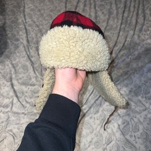 Vintage american eagle trapper hat